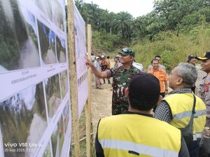 Dandim 0210/TU Dampingi Kunker Gubernur Sumut di Kabupaten Toba