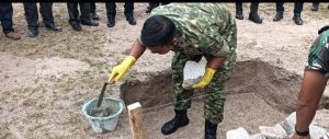 Dandim 0210/TU Melaksanakan Peletakan Batu Pertama Pembangunan Koperasi Desa/Kelurahan Merah Putih di Balige