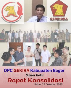 Perkuat Struktur, GEKIRA DPC Kabupaten Bogor Gelar Rapat Konsolidasi
