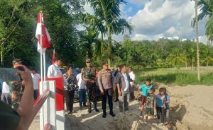 Dandim 0210/TU Hadiri Peresmian Jembatan Aramco di Desa Janji Nauli Kecamatan Purba Tua