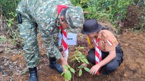 Kodim 0210/TU Bersama Forkopimda dan KKRI Gelar Penanaman Pohon di HUT Kavaleri TNI AD ke-76