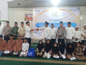 Berkah Nusantara, PT. PLN Nusantara Power UP Bukit Asam Salurkan Bantuan Santunan Sembako di Bulan Suci Ramadhan 1447 H