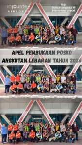 Melayani Sepenuh Hati, Posko Terpadu Angkutan Lebaran 1447 H/2026 Bandara Internasional Raja Sisingamangaraja XII Resmi Dibuka