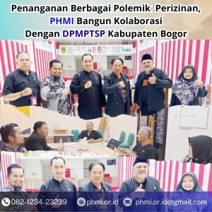 Penanganan Berbagai Polemik Perijinan, PHMI Bangun Kolaborasi Dengan DPMPTSP Kabupaten Bogor