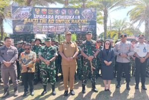 Pembukaan Bakti TNI AD Untuk Rakyat di Wilayah Kodim 0210/TU Resmi Dibuka