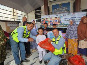 PAMA SSBA Salurkan 100 Paket Sembako untuk Anak Yatim Piatu dan Kaum Dhuafa di Desa Tanjung Raja