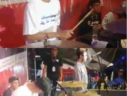 Malam Puncak HUT RI ke-81 Lawang Kidul, Drumer Jibril Tirta Paku Alam Ikut Meriahkan Bersama Kopral Jono