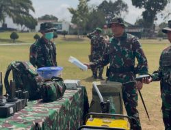 Danbrigif TP 37/HS Pimpin Apel Penanggulangan Bencana Erupsi Gunung Sinabung