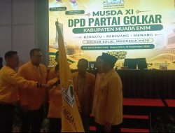 Resmi Nakhodai Golkar Muara Enim, H. Adriansyah Targetkan 11 Kursi dan Kibarkan Panji Beringin hingga Pelosok