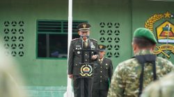 Dandim Letkol Arm Kiky Hardian Pimpin Upacara HUT ke-81 TNI